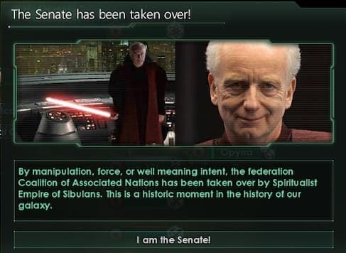 I am the Senate!